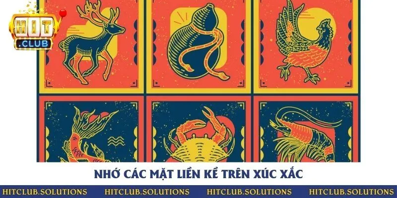 Cần nhớ các mặt liền kề để biết con nào vừa ra