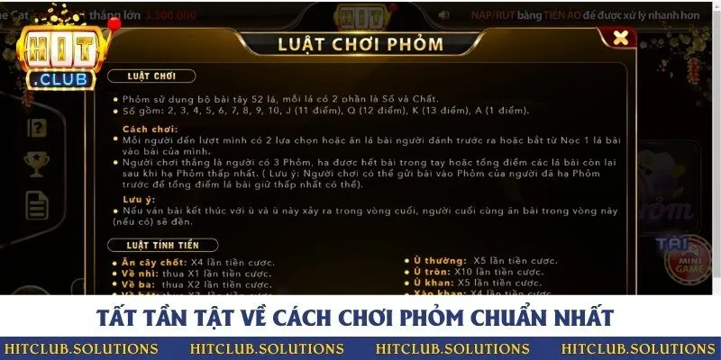Chia sẻ cách tính điểm, quy trình chơi chi tiết 